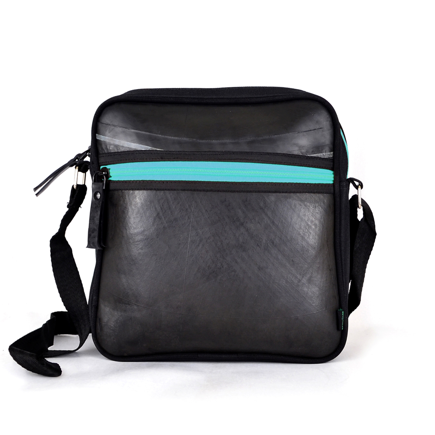 Unisex Square Sling Bag (Turq) -  Dawa