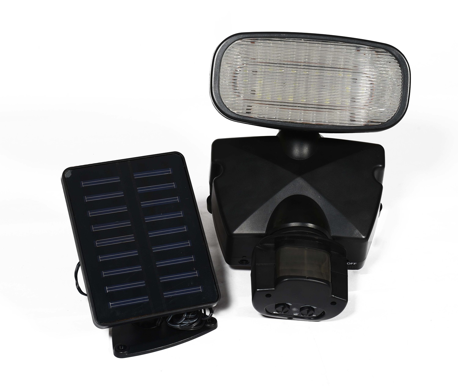 Solar LED Motion Sensor Light with Siren