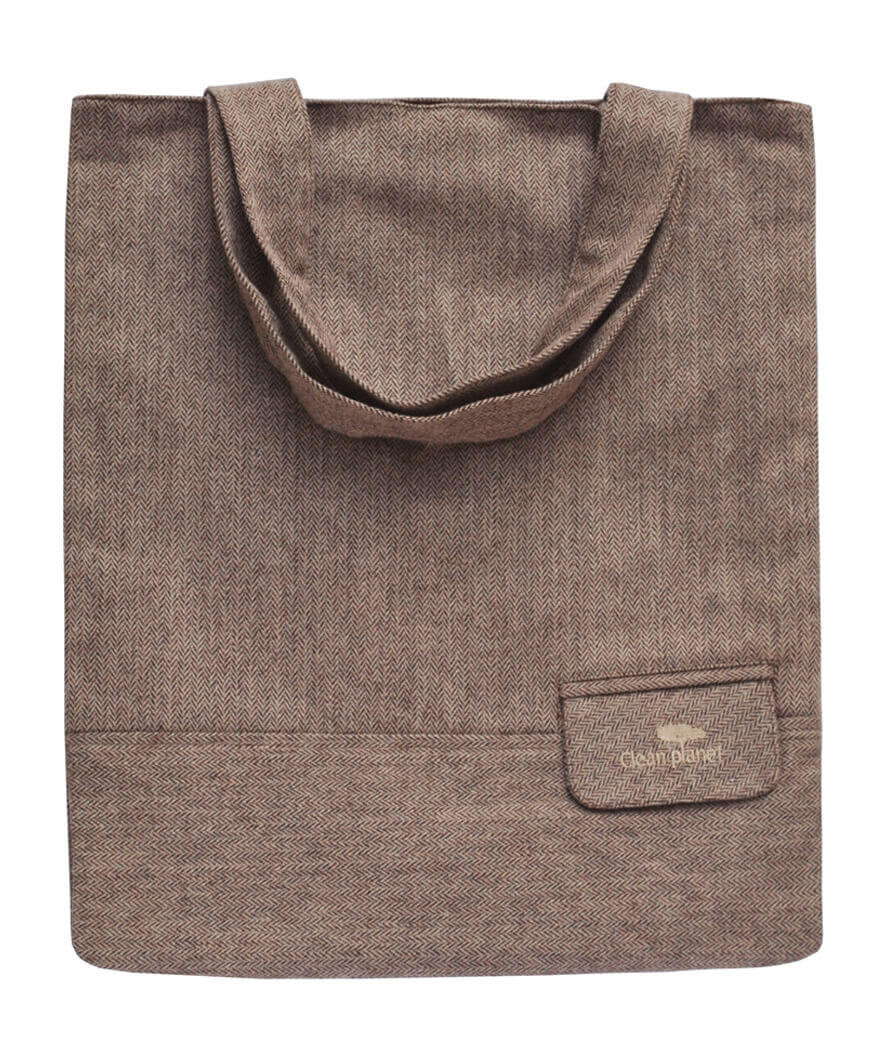 FASHIONABLE WARM TOTE BAG COSMOPOLITA  (Earthy Brown)