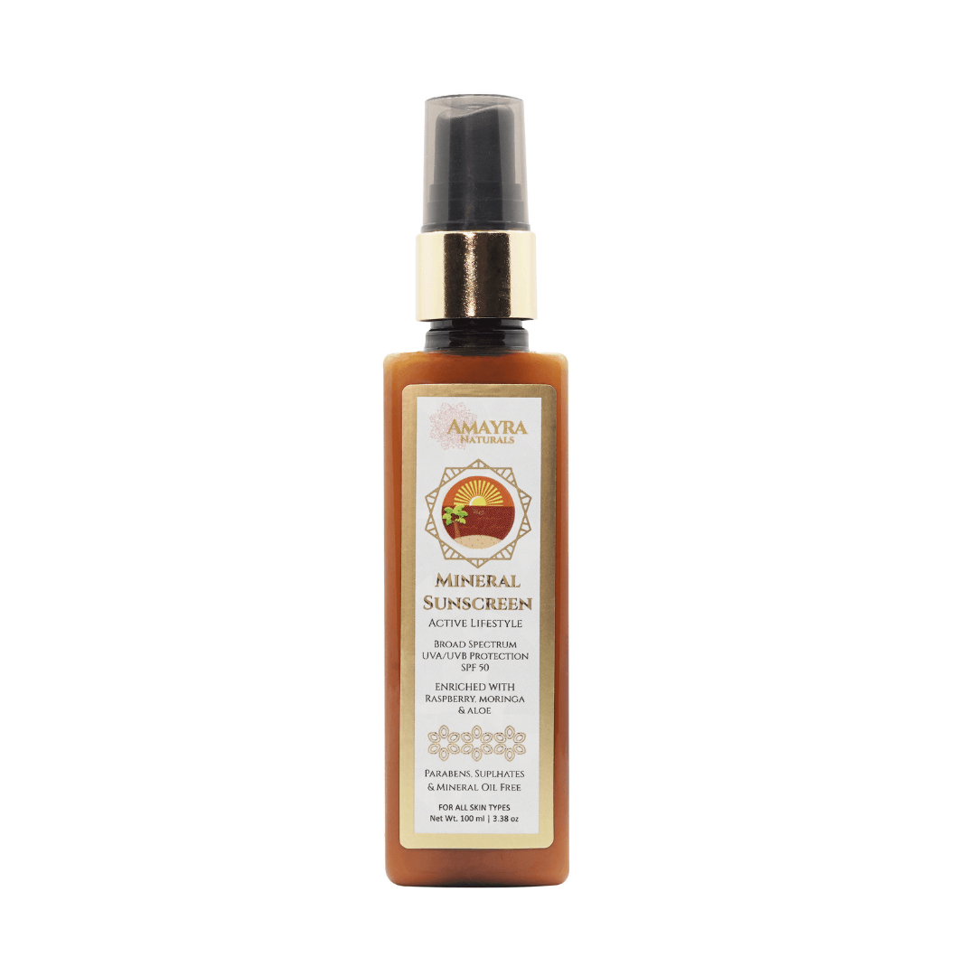 Amayra Naturals Ban The Tan- Mineral Sunscreen Active Lifestyle & Beaches -SPF 50 - 100ml