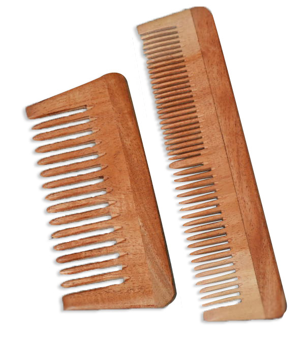 Neem Comb – Pack of 2 (Small and Big)