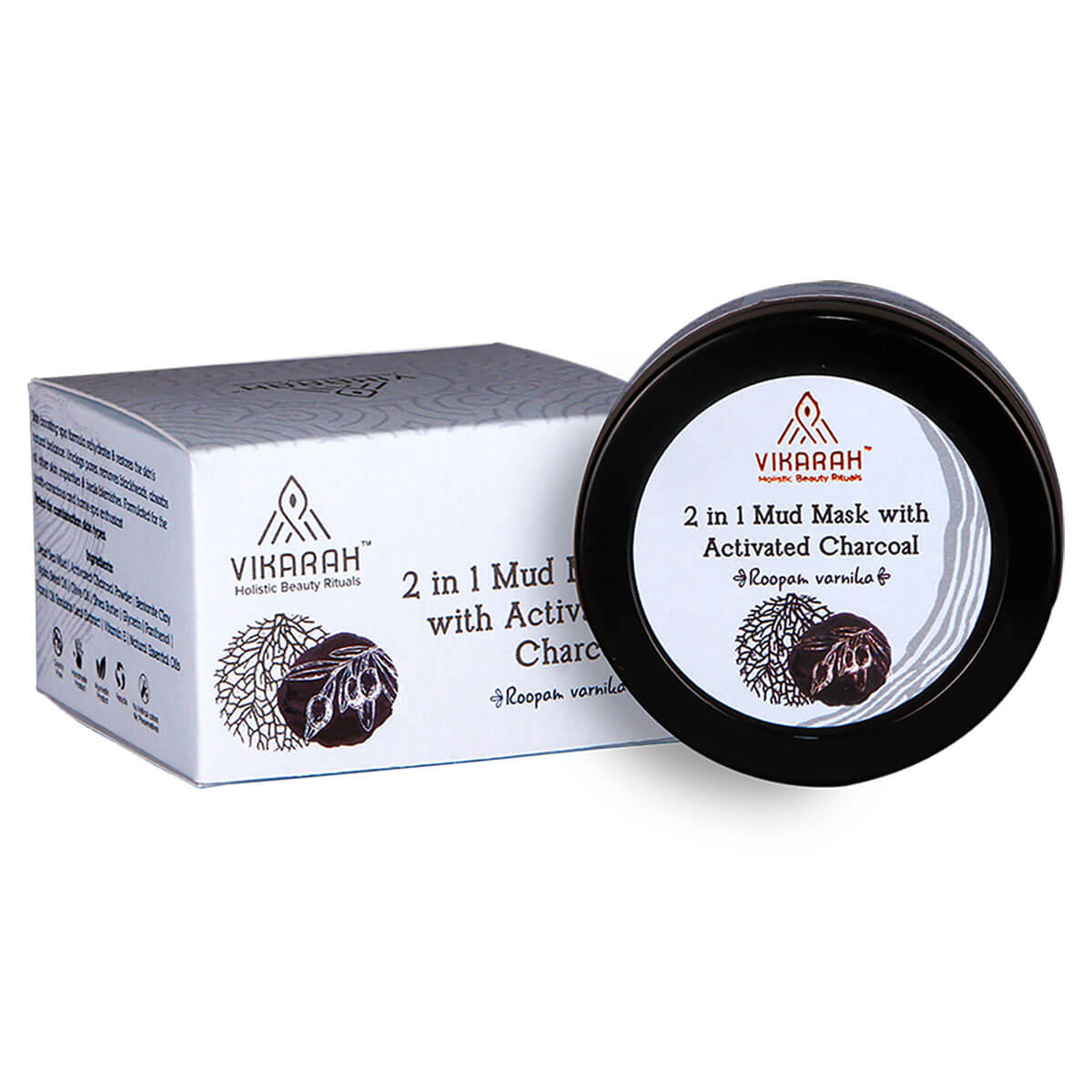 2 in 1 Mud Mask with Activated Charcoal