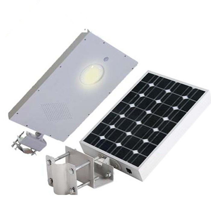 All in One Integrated Solar Streetlight of 15W with inbuilt solar panel and battery