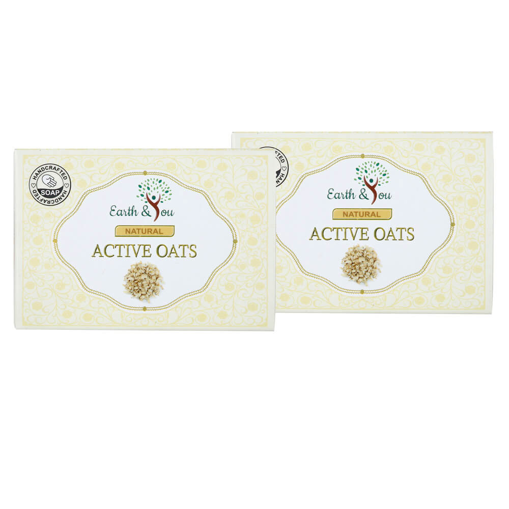 Natural Active Oats Soaps -(Set of 2)