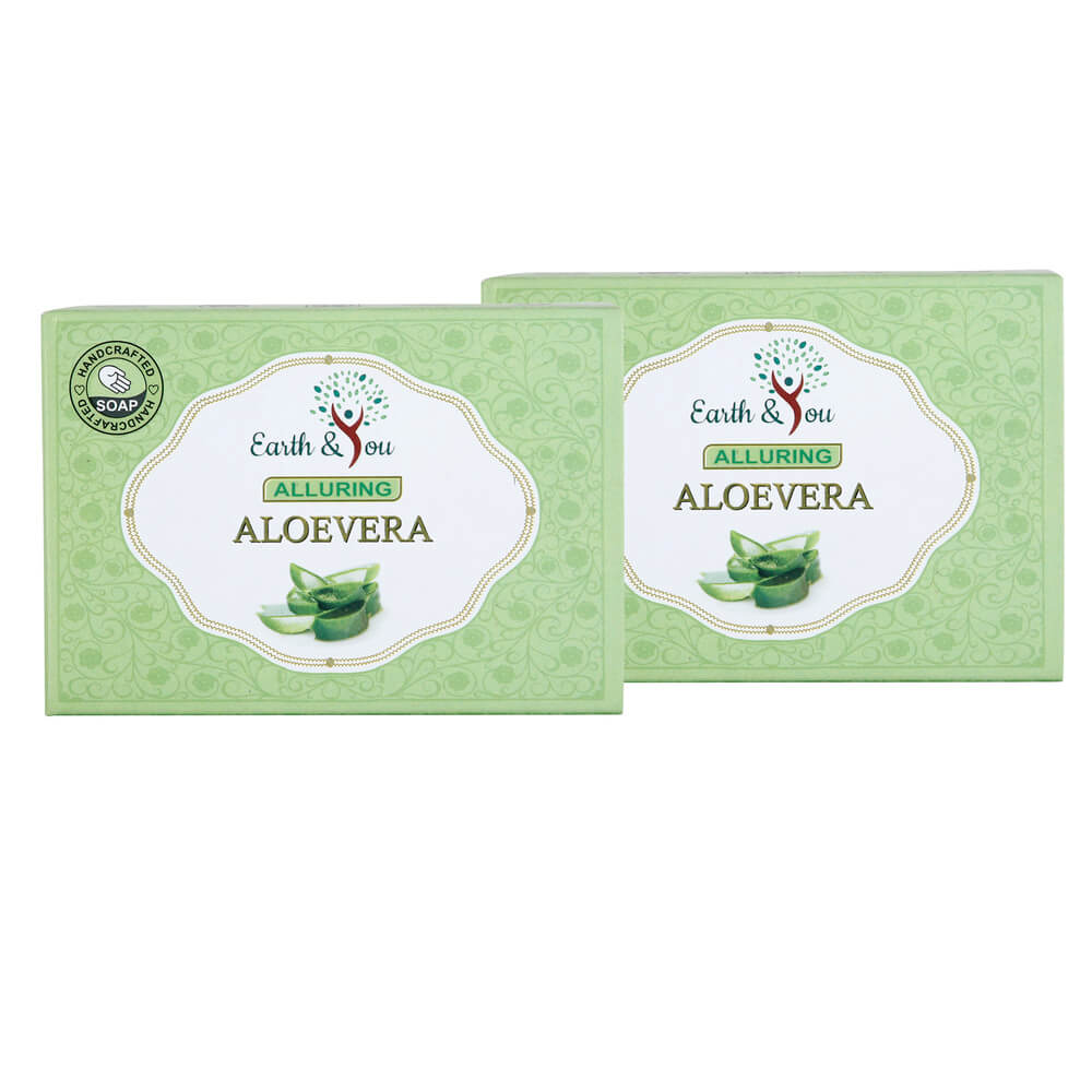 Alluring Aloe Vera Soaps -(Set of 2)