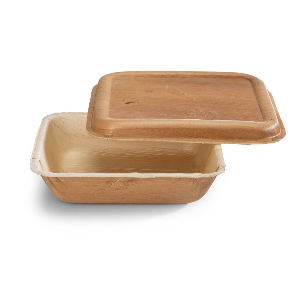 Areca Container Box -Rectangle-  850 ML Pack of 5