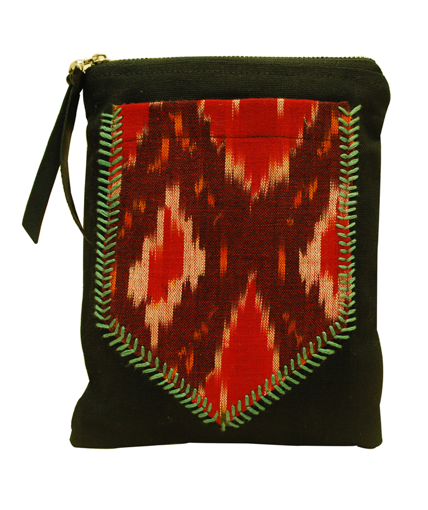 Ikat Back Pocket (Multi Coloured)