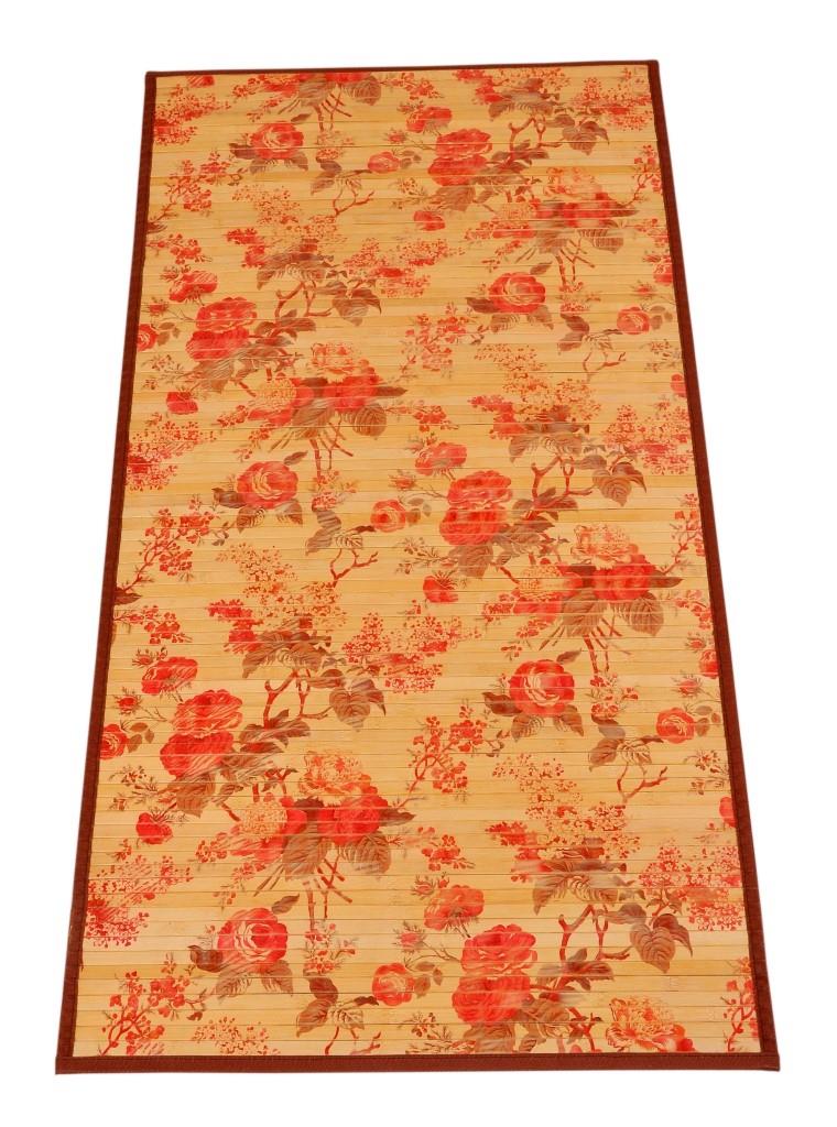 Bamboo Carpet Red Roses Digital print ( 3 x 5 ft)