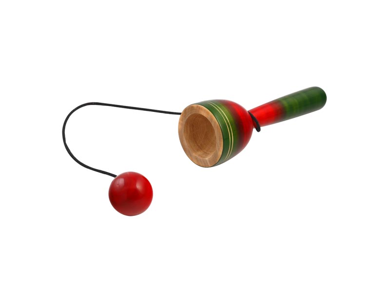 Cup And Ball (Green & Red)