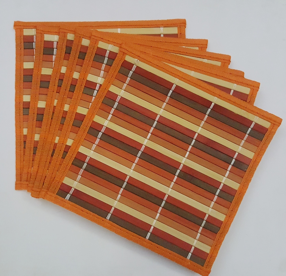 Bamboo Hot Dish Mats/ Table Coasters (30 X 30 CMS)