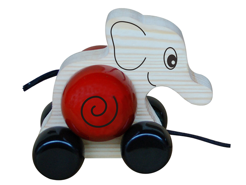 Natural Wooden Pull Toy - Elifa