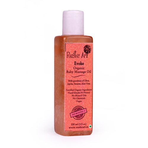 Rustic Art Organic Baby Massage Oil (Evoke)