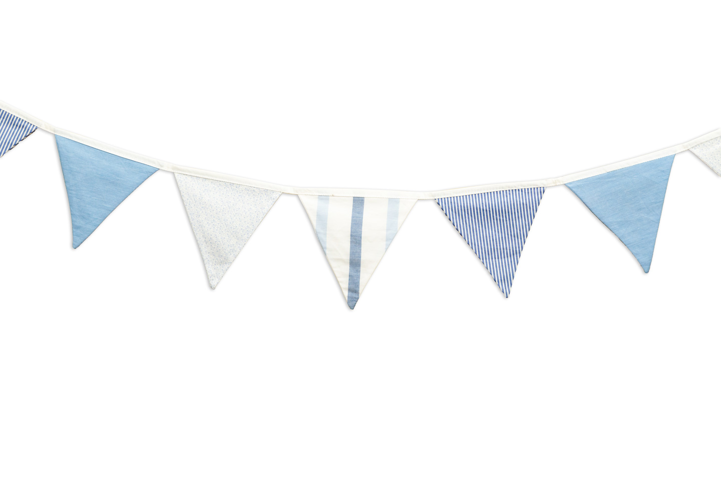 Buntings - Light Blue and White