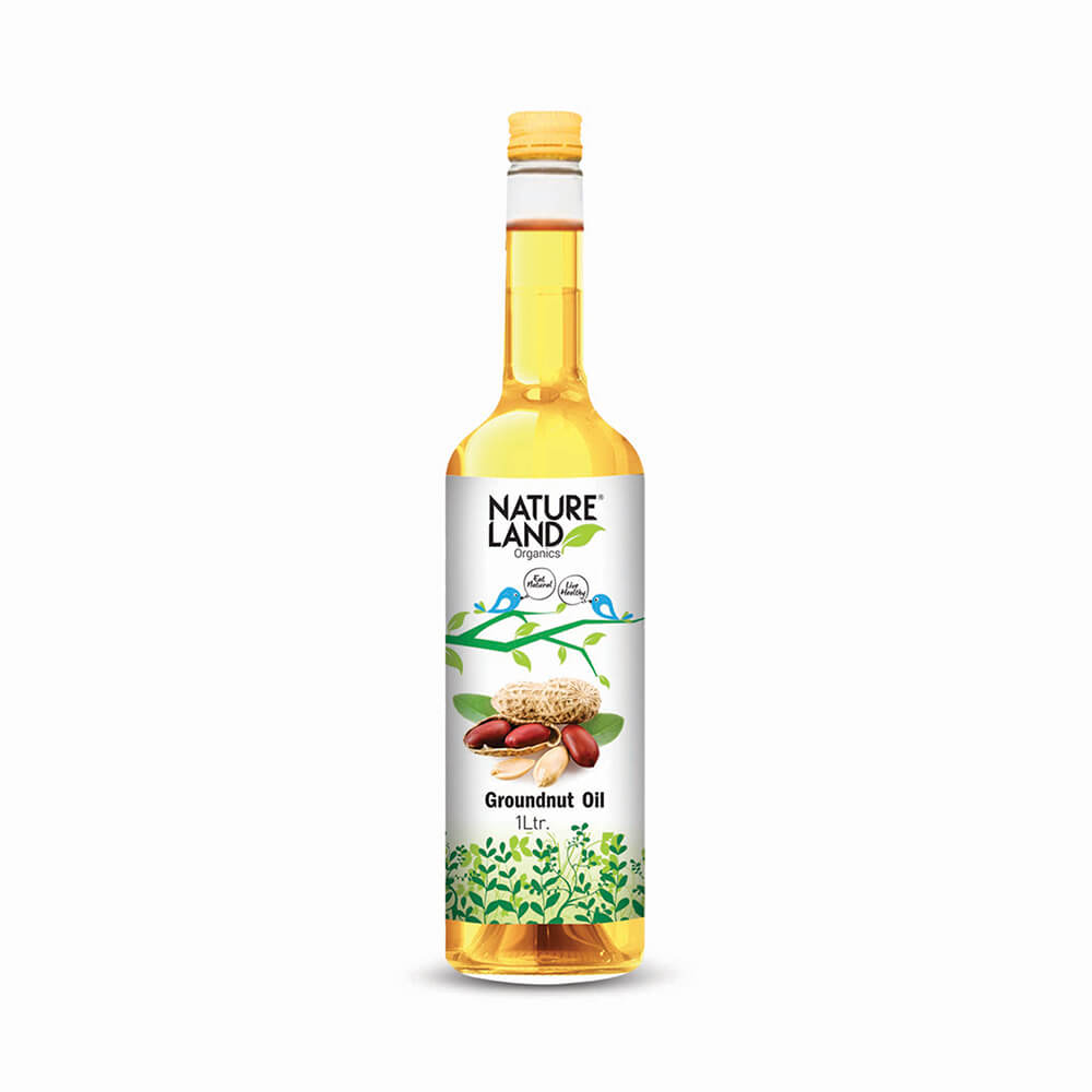 Organic Groundnut Oil (1 ltr.)