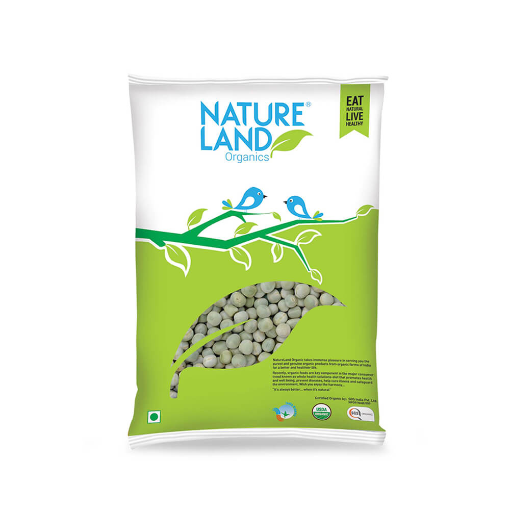 Organic Green Dry Peas (500gm)