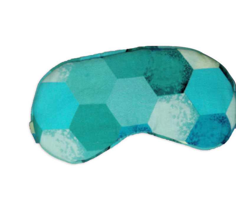 Organic Eco Friendly Eye Mask - Turq Kaleidoscope