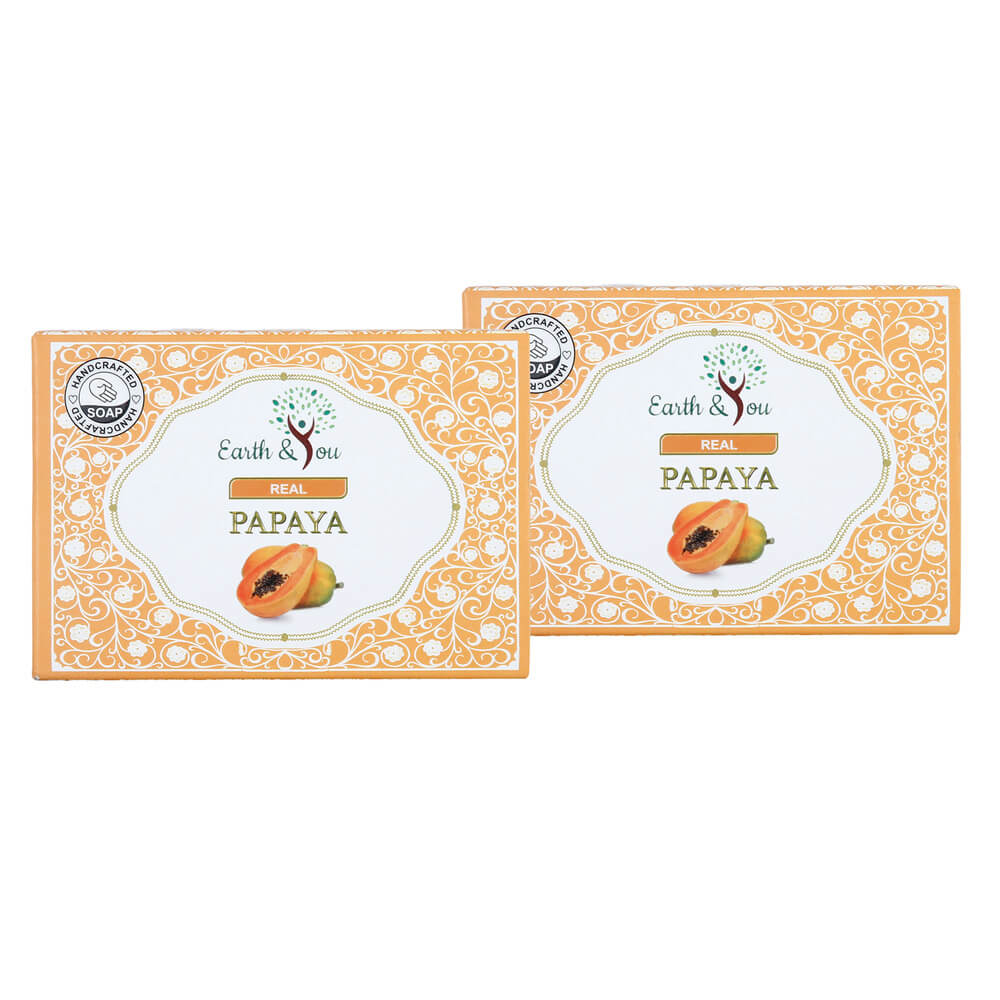 Papaya Soaps -(Set of 2)