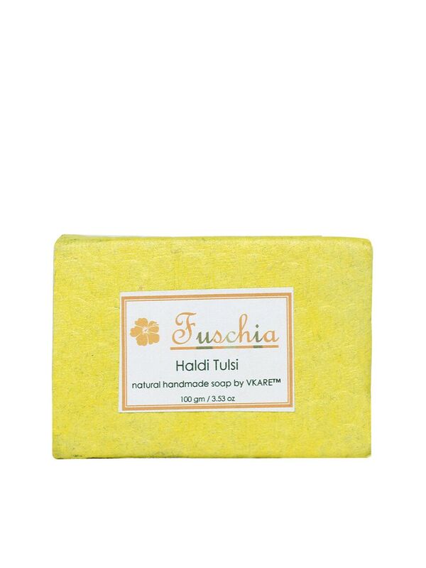 Handmade Haldi Tulsi Herbal Soap