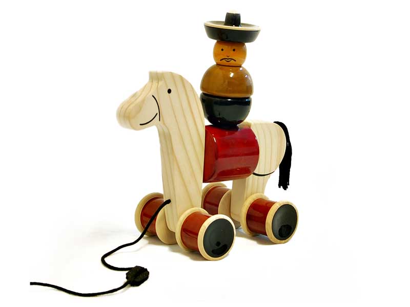 Handcrafted Pull Toy - HEE HAW