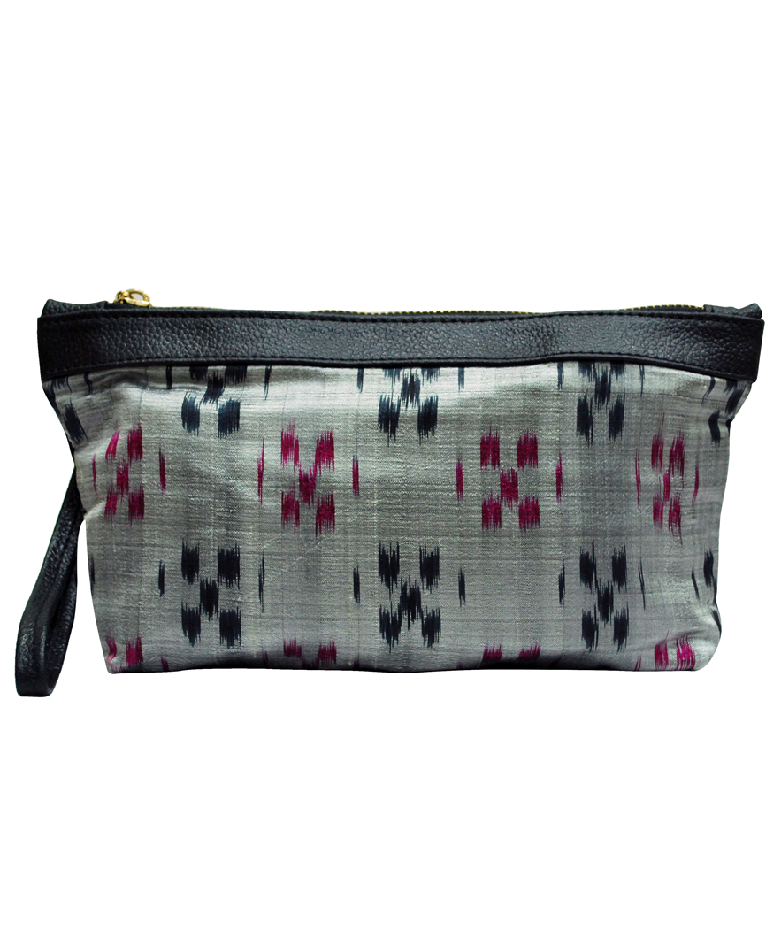 Ikat Saree Pouch