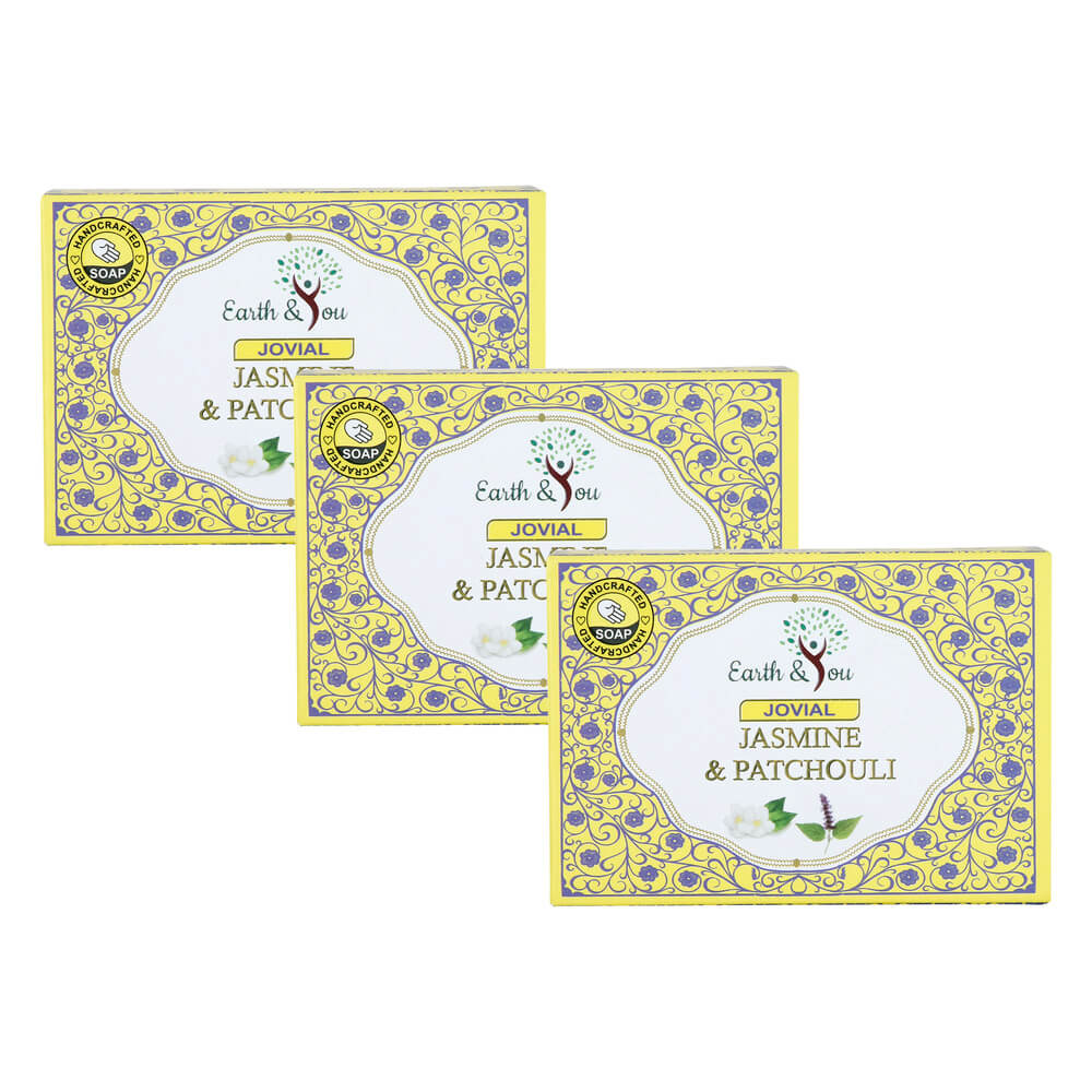 Jovial Jasmine & Patchouli Soaps - (Set of 3)