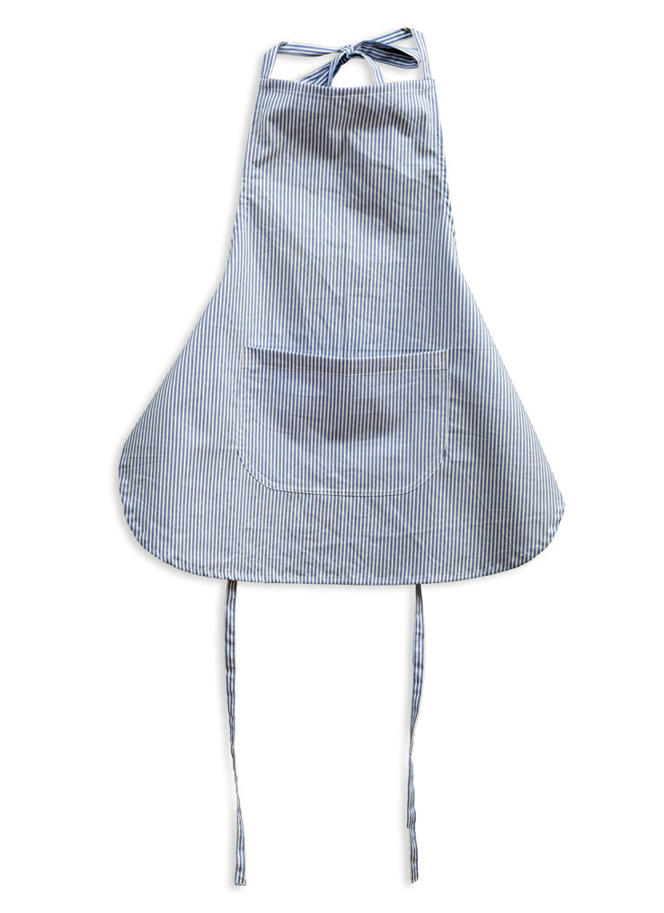 Kids Apron - Vertical white lives al over