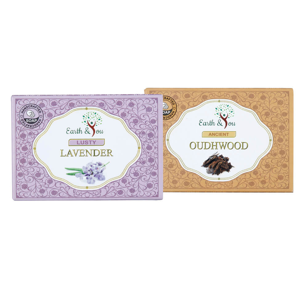 Handmade soaps Combo (Lavender & Oudhwood Soaps)