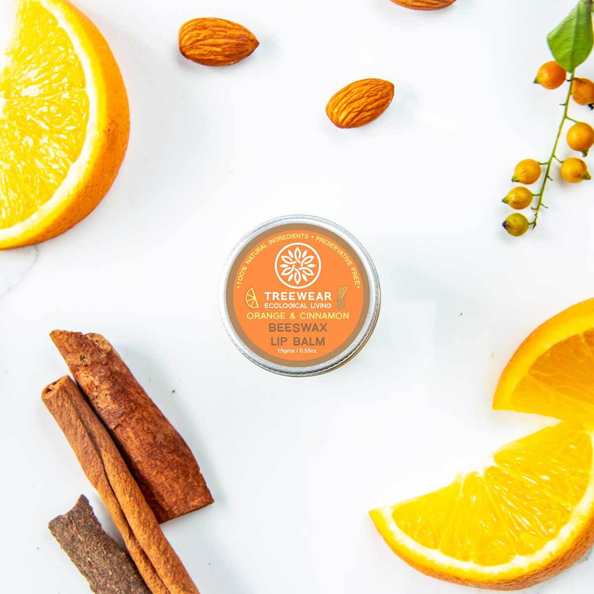 Beeswax Lip Balm - Orange and Cinnamon