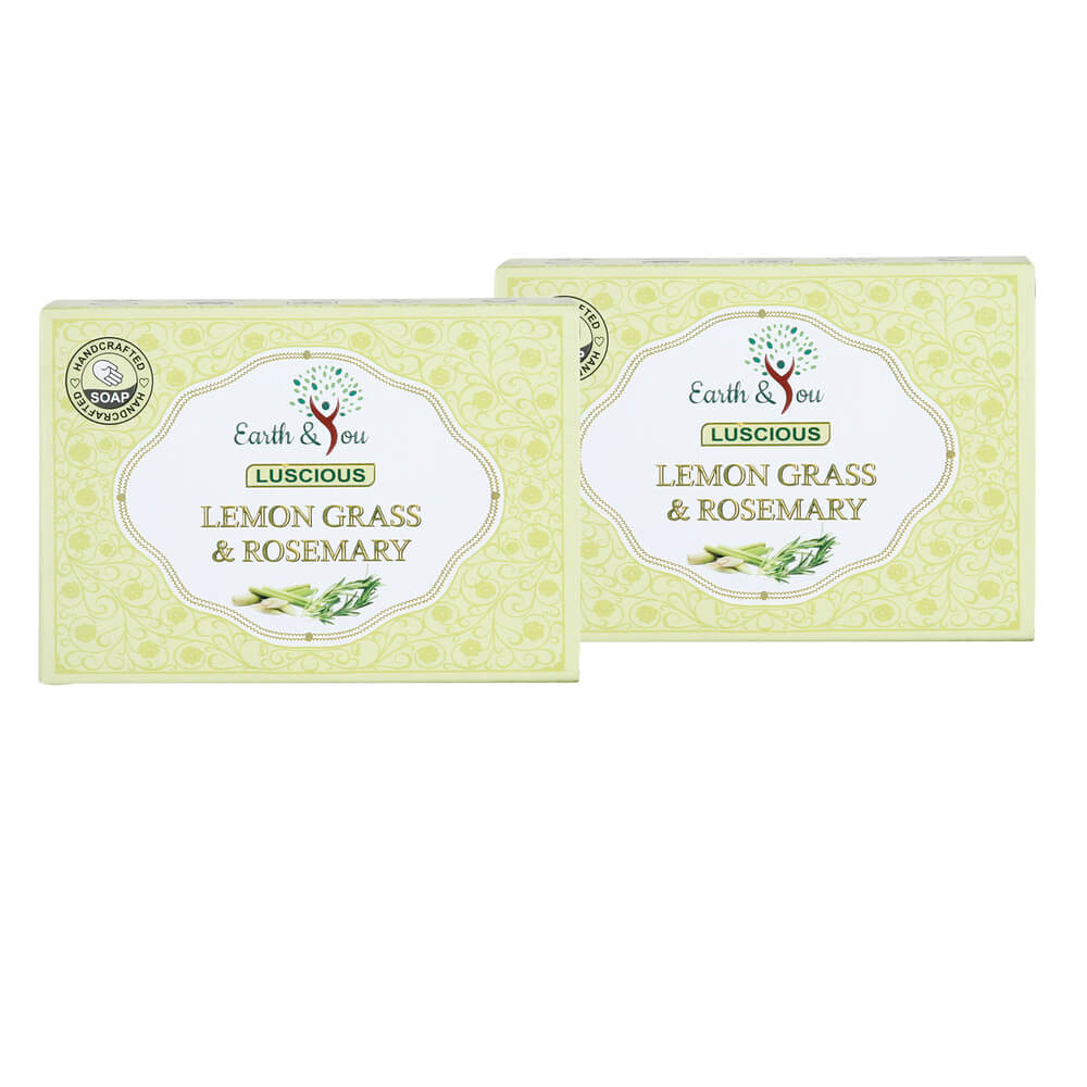 Lucious Lemongrass & Rosemary Soaps -(Set of 2)