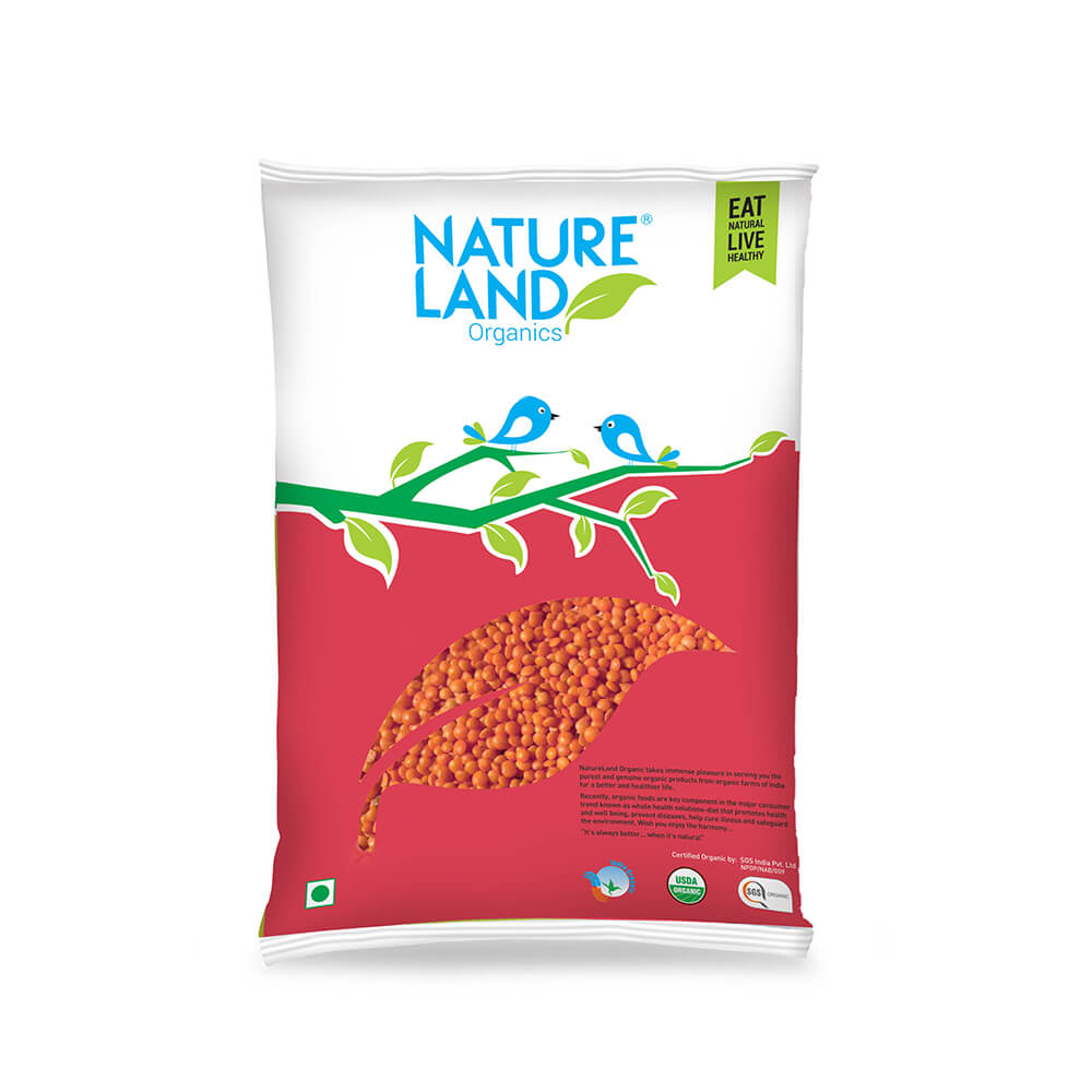 Organic Malka Masur (500gm)