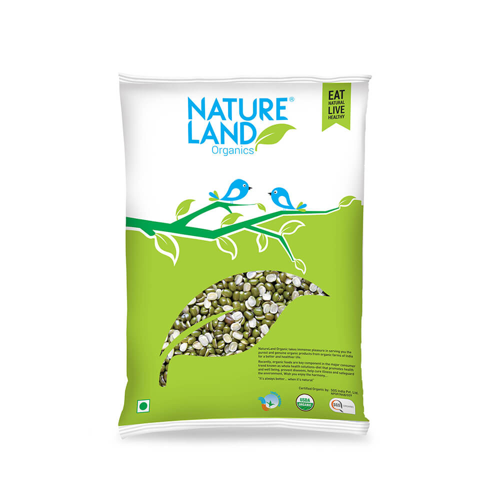 Organic Moong Split Dal (1kg)