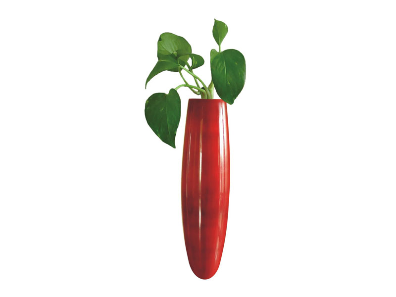 Magnetic Fridge (Side) Vase - Red