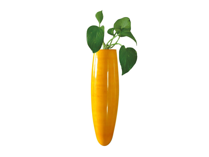 Magnetic Fridge (Side) Vase - Yellow