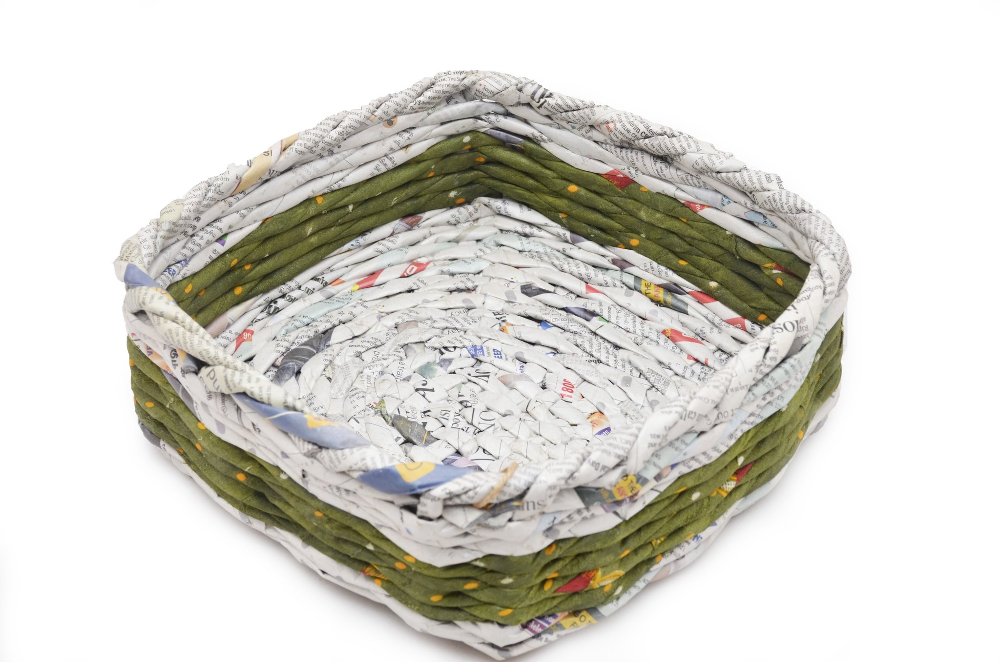 Mixed Media Square15 Basket (Large)