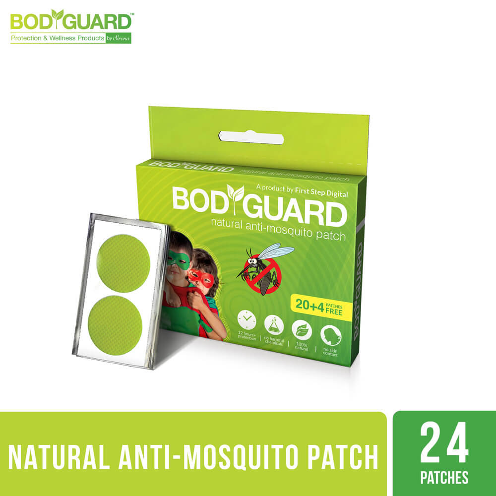 Bodyguard Premium Natural Anti Mosquito Patches - 20 + 4 Patches