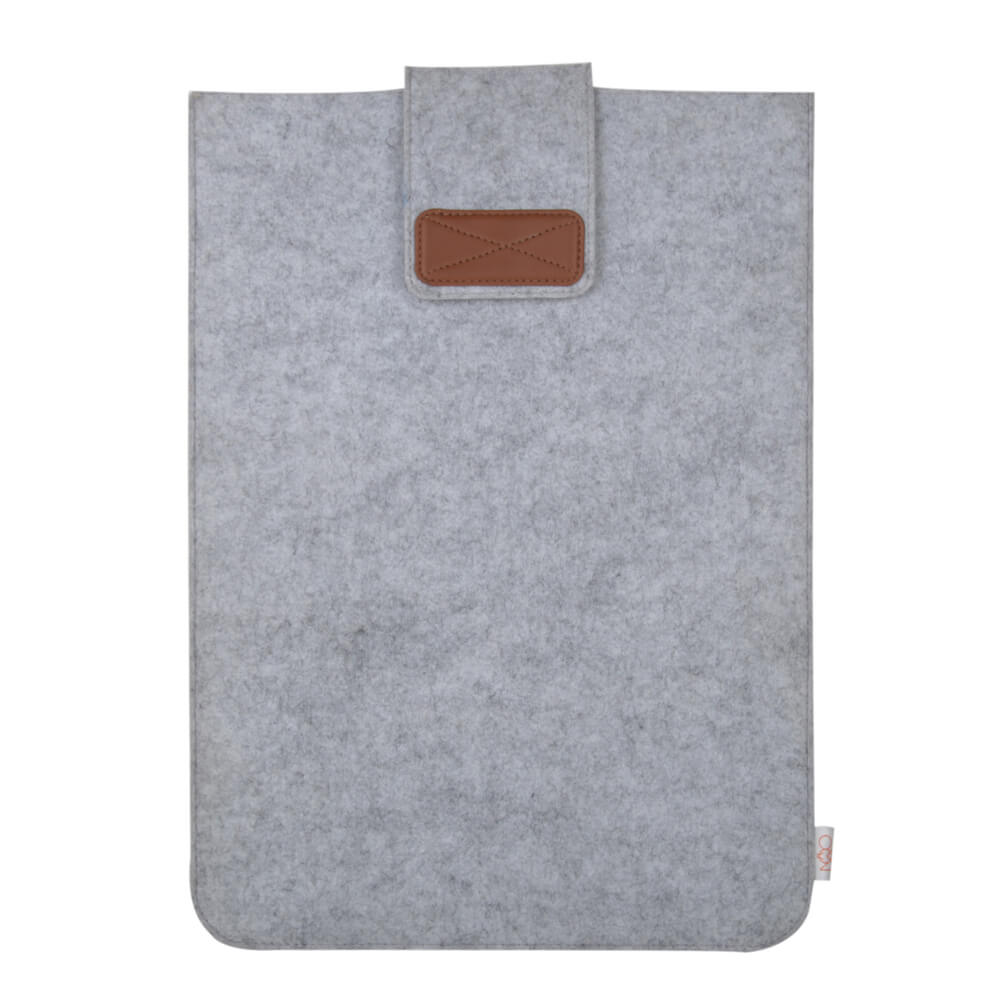 Solid Grey Laptop Sleeve - Grey