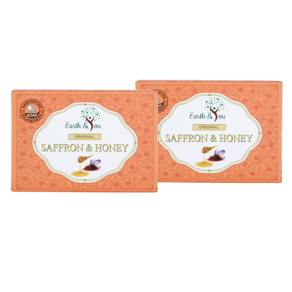 Original Saffron & Honey Soaps - (Set of 2)