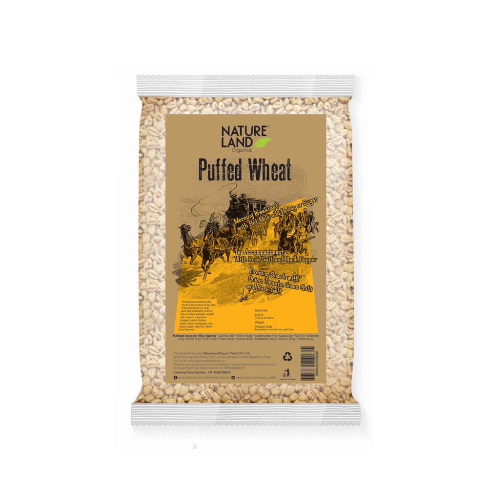 Organic Puffed Wheat (150gm)