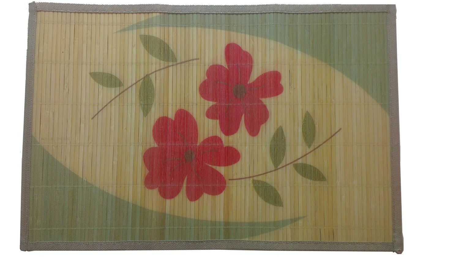 Bamboo Placemats Floral Digital Print (30 x 45 cms) 