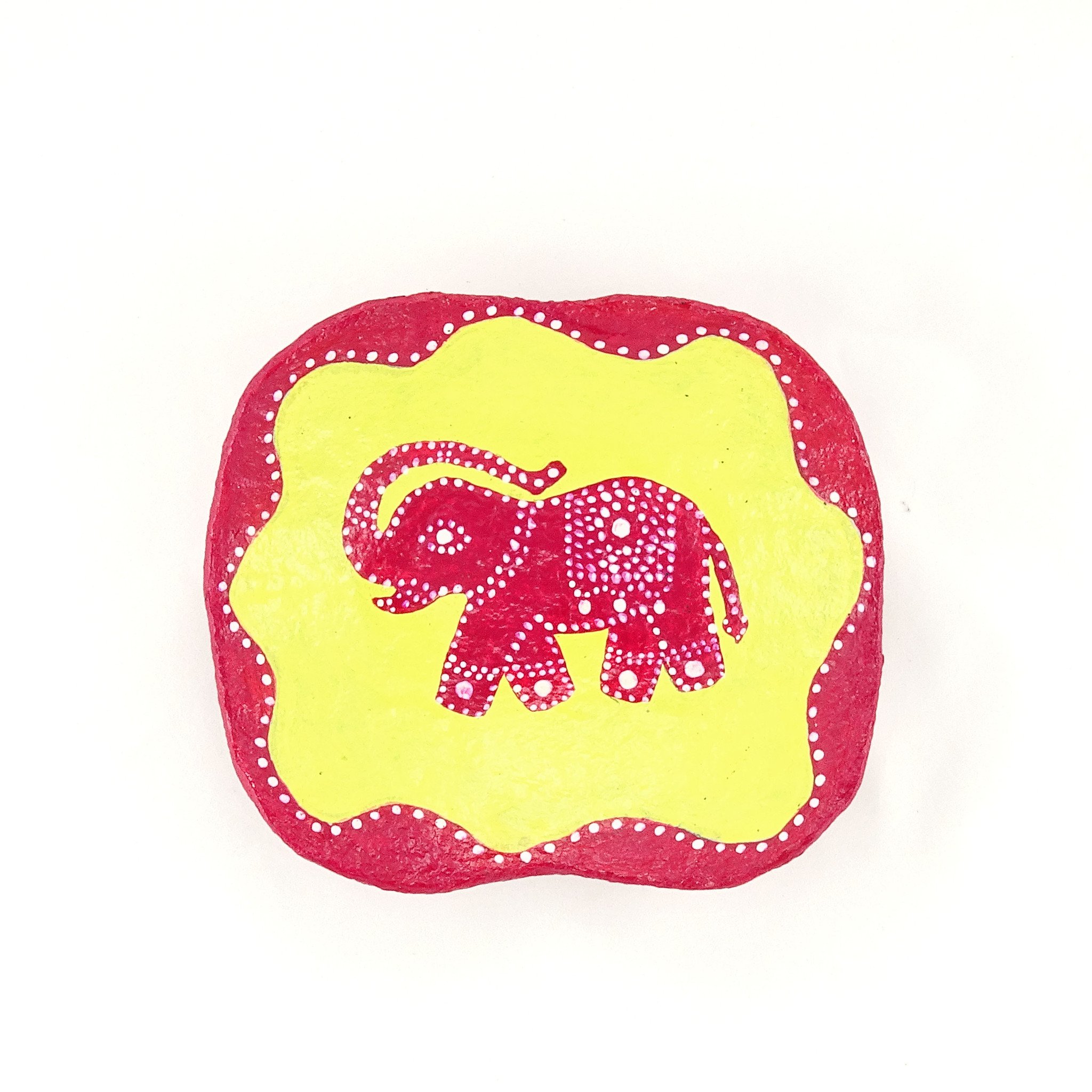 Papier-Mache Bowl (Medium) - Elephant