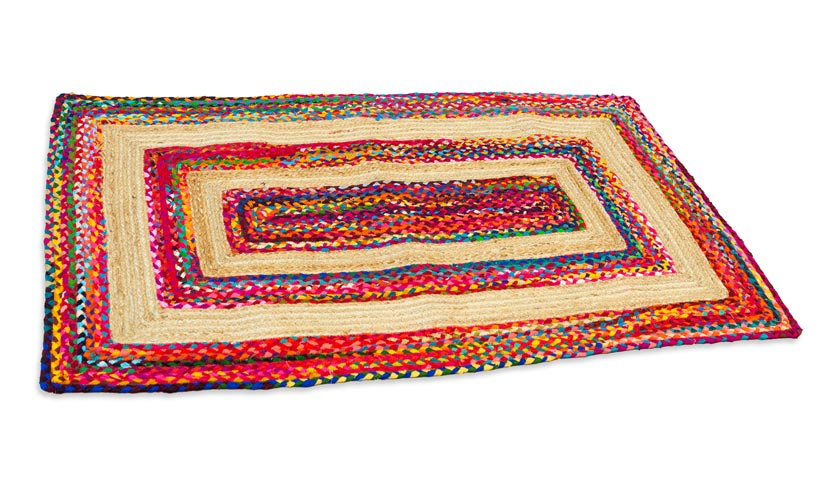 Rectangular Jute Rug 