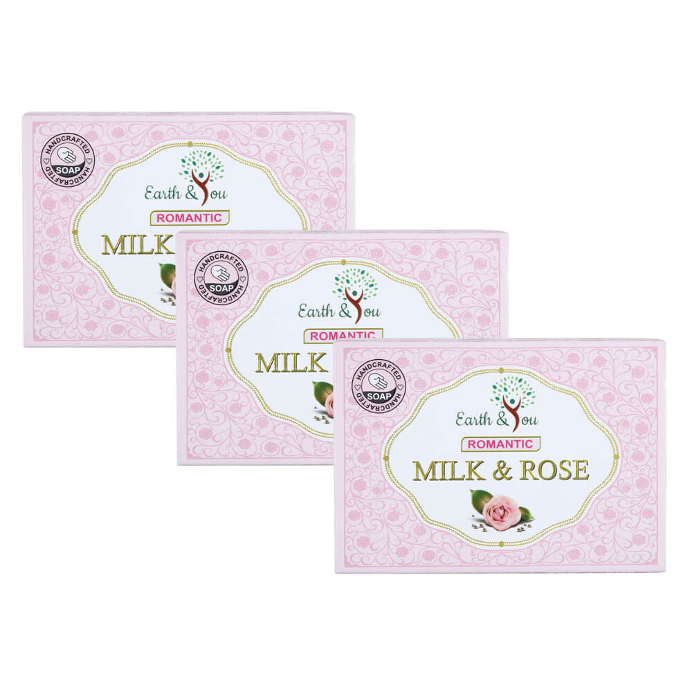 Romantic Rose Soaps - (Set of 3)