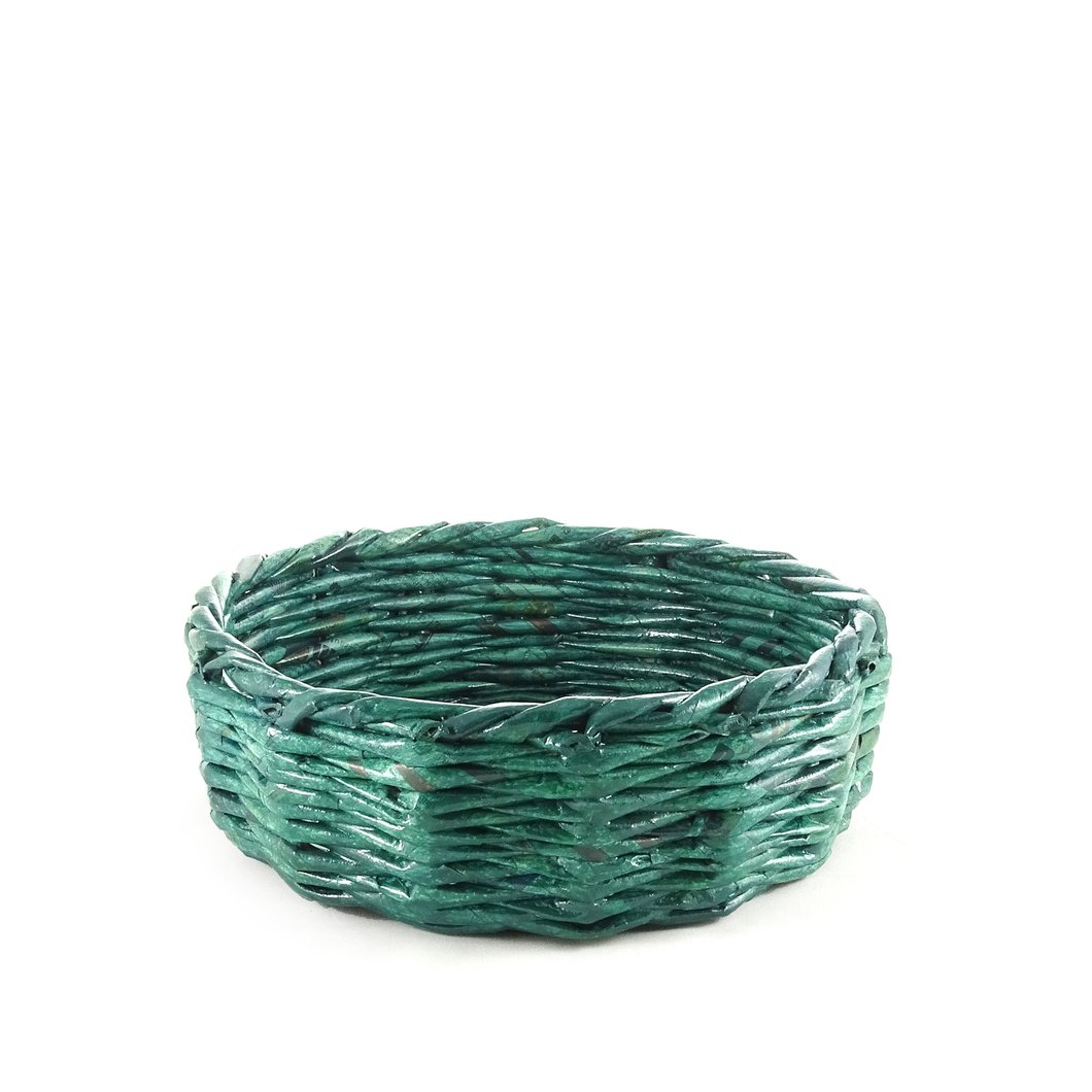 Custom Round Basket - Medium (Turquoise Blue)