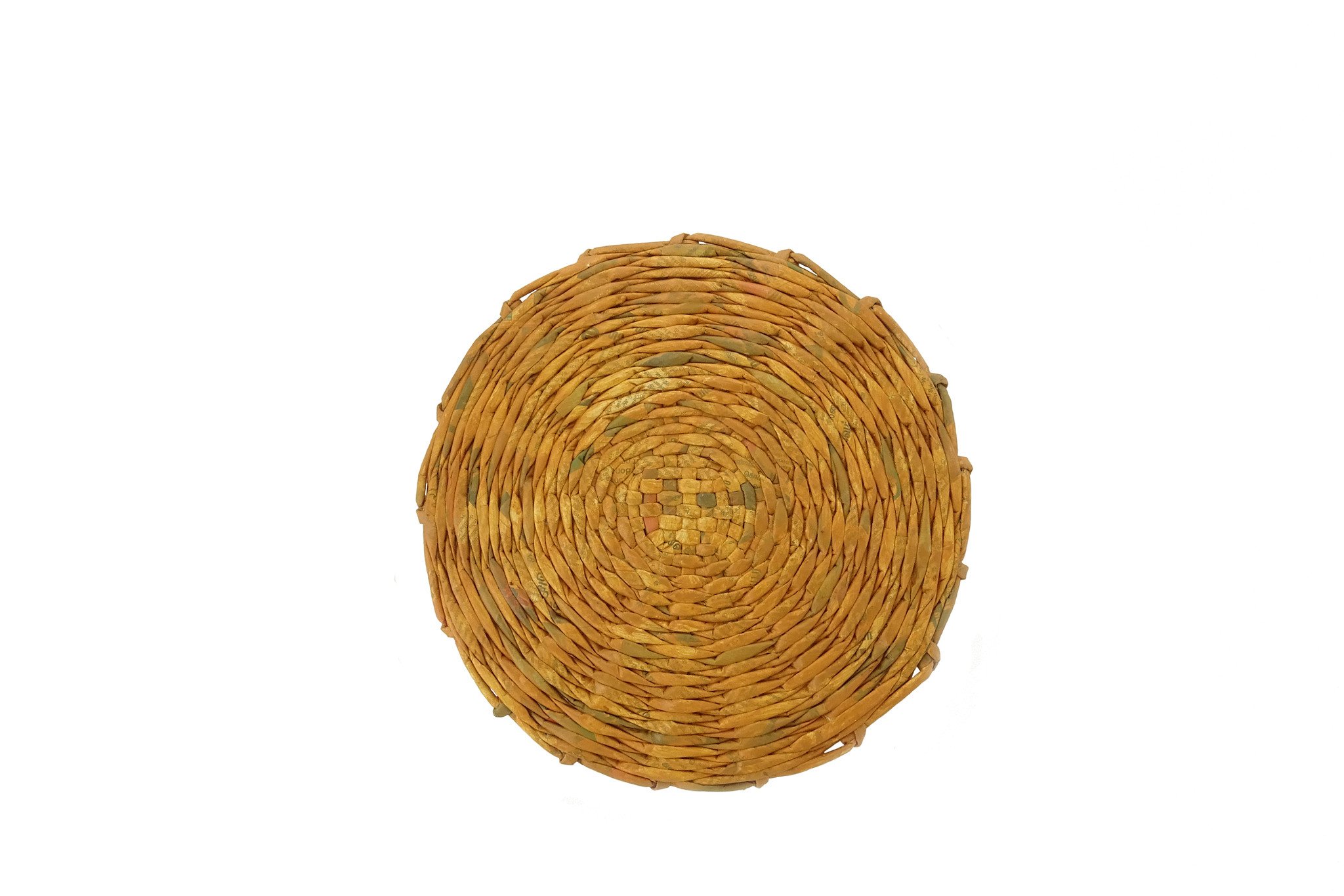 Custom Round Coaster - Large (Yellow)