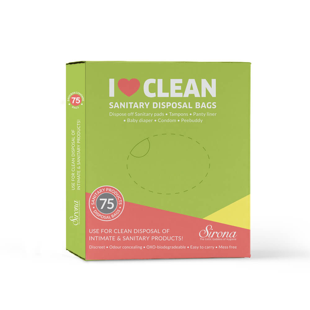 Sanitary and Diapers Disposal Bag by Sirona 75 Bags