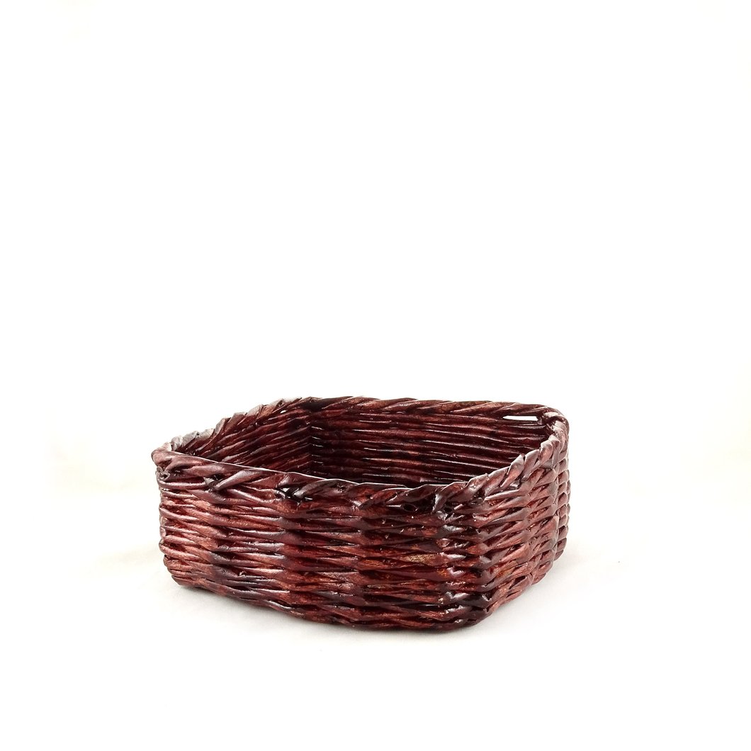 Innovative Square Basket - Large (Maroon)