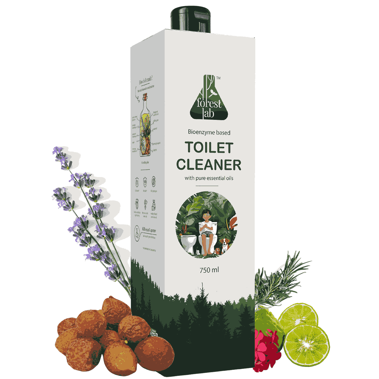 FOREST LAB  TOILET CLEANER PACK OF 1