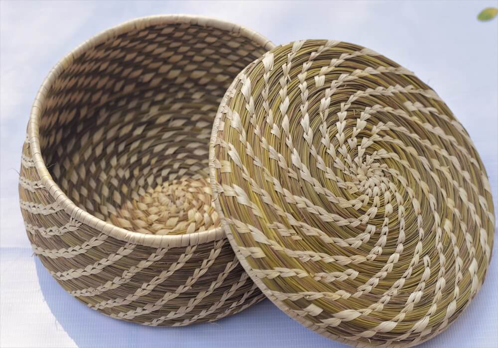 Chain Weave Coasters Box-(Set of 6)