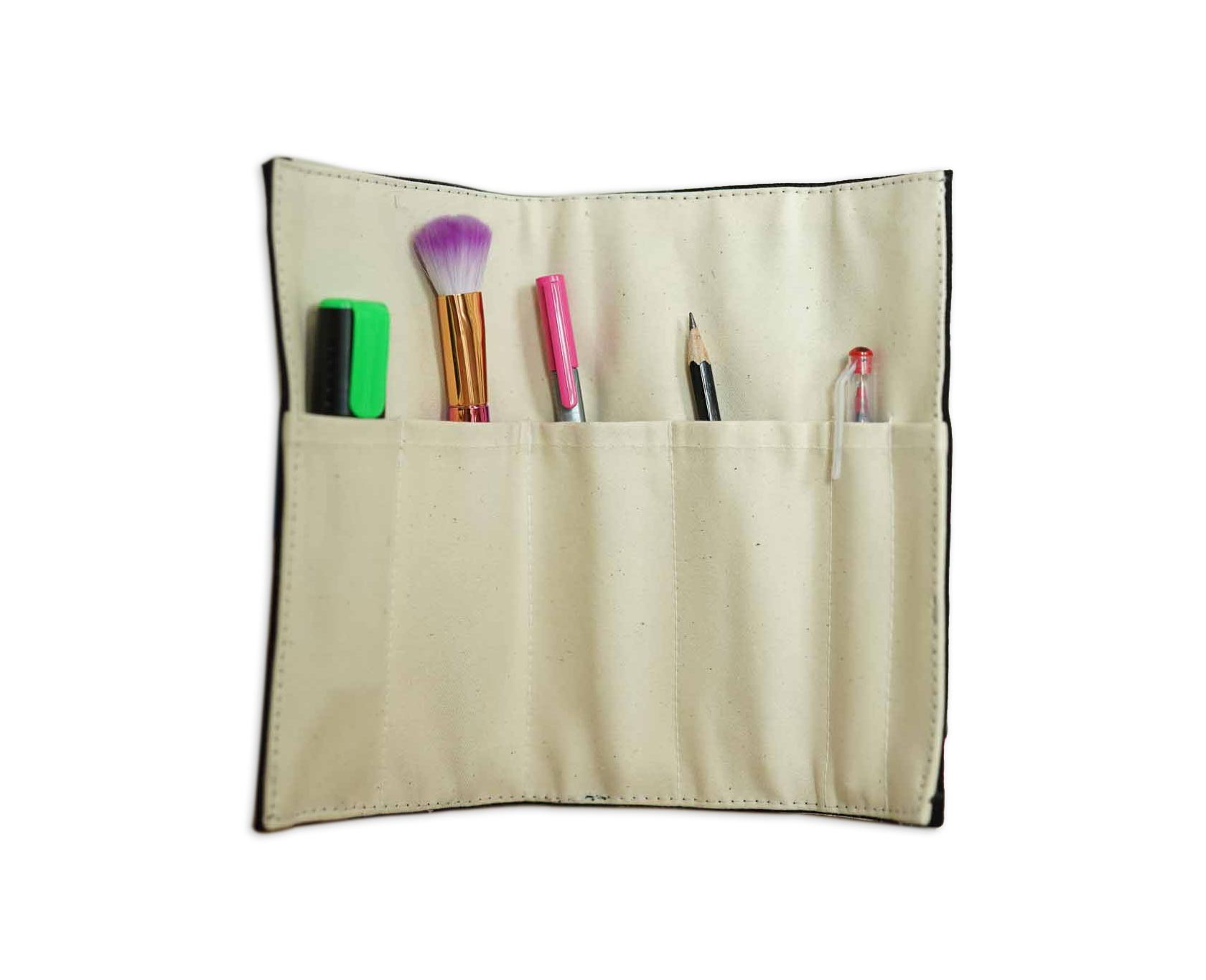 Stationary rolling pouch/Stationary organiser - White