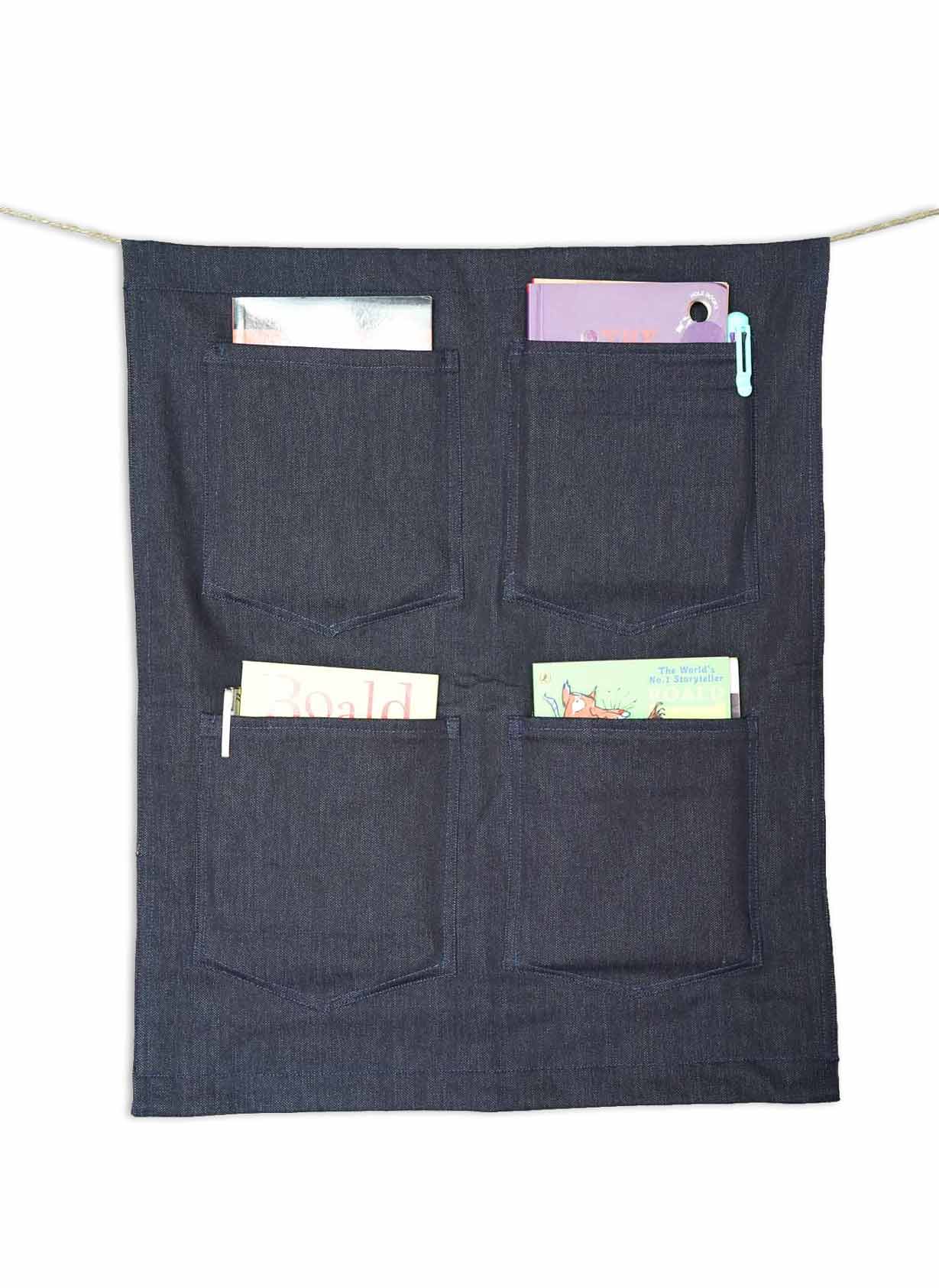 Wall hanging stationery Organizer - 4 pockets